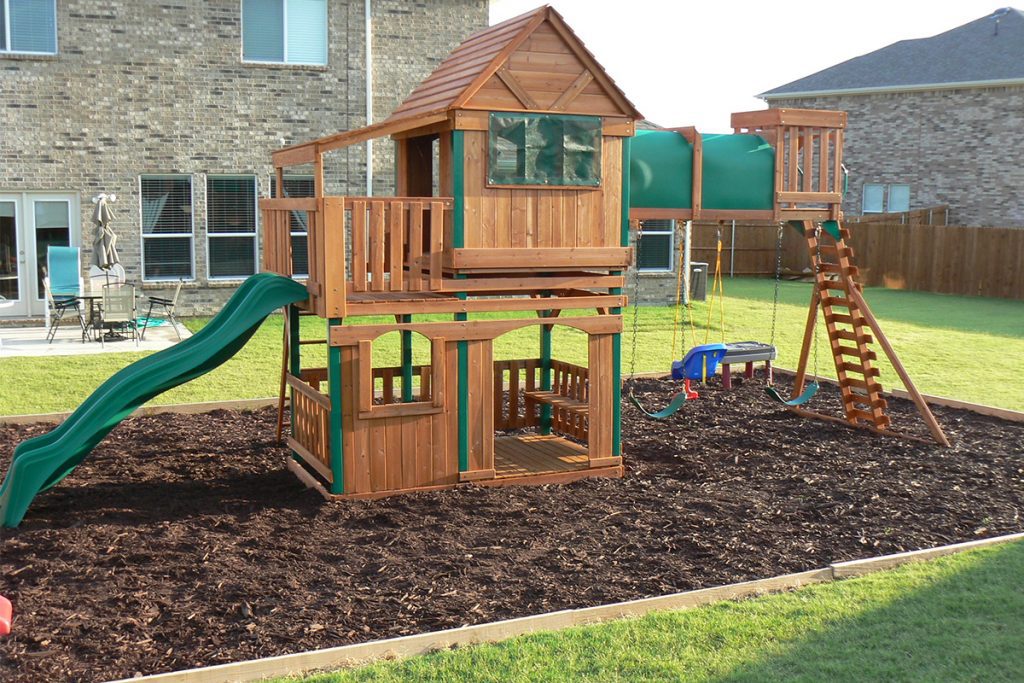 Diy Wood Playground Border : The Only Diy Swing Set Plans You Need