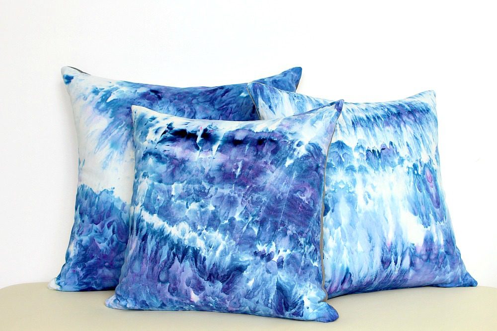 Ice Dye Cushions 