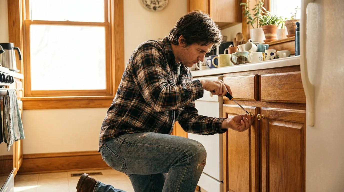 6. Tightening Cabinet Hardware