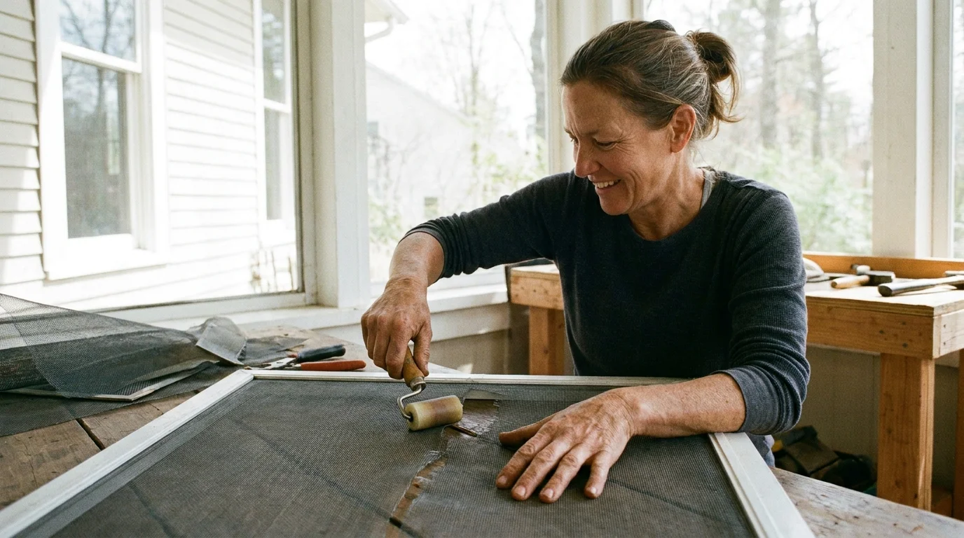 8. Repairing Torn Window Screens